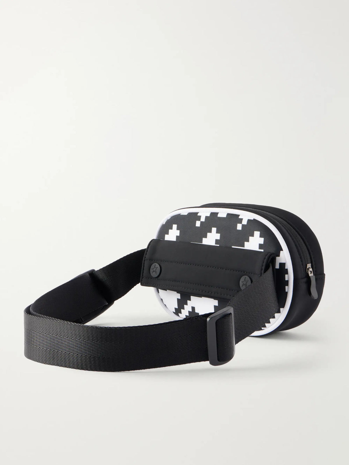 Perfect Moment Star Houndstooth Shell Belt Bag