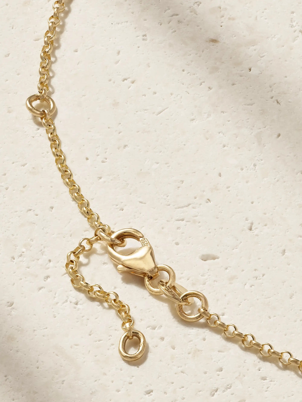 Horseshoe 18-karat Gold Malachite Necklace
