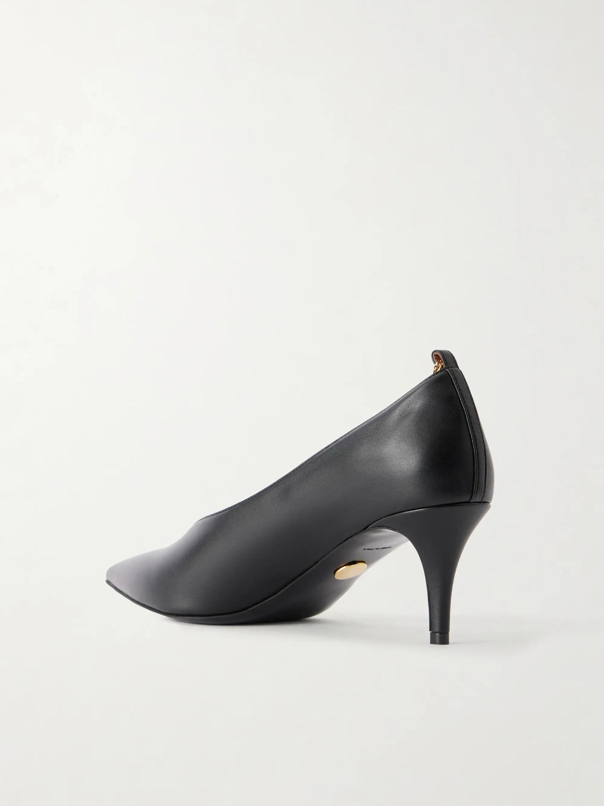 Embellished Leather Pumps