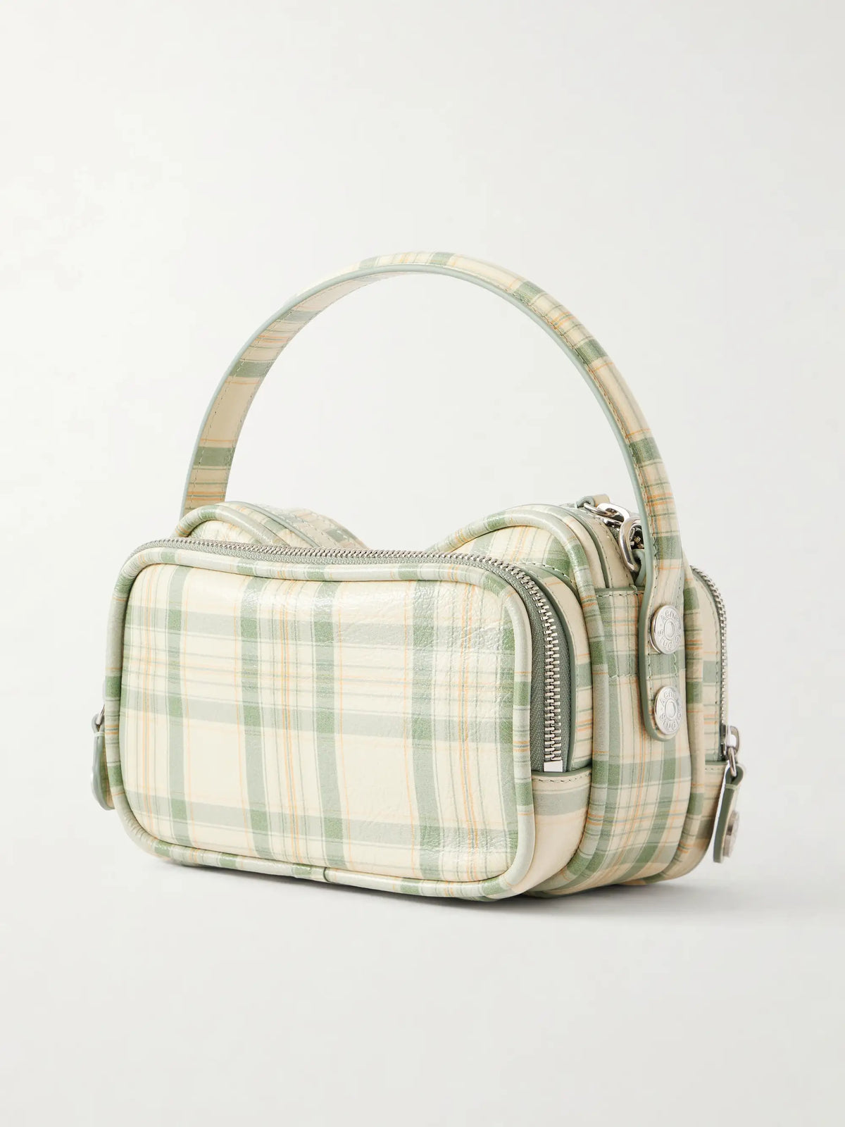 Camero Kit Checked Embellished Leather Shoulder Bag