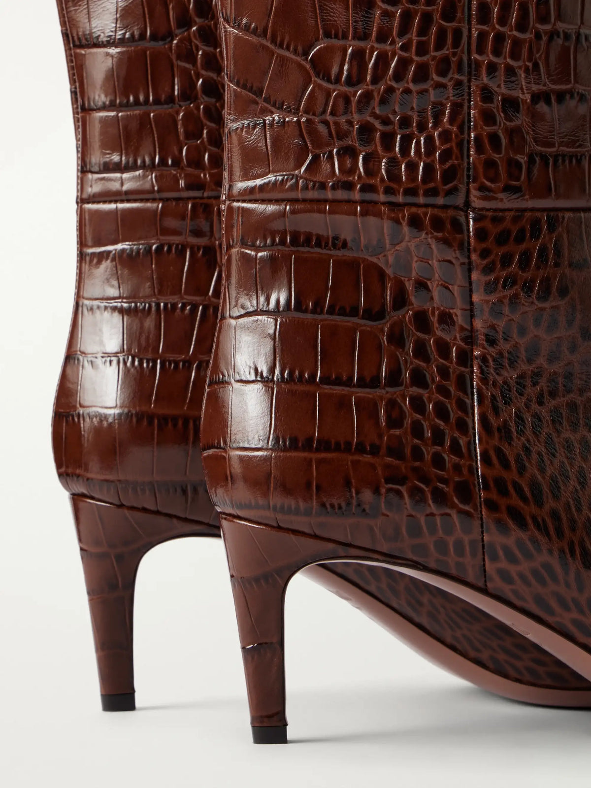Paris Texas Stiletto 60 Croc-effect Knee Boots