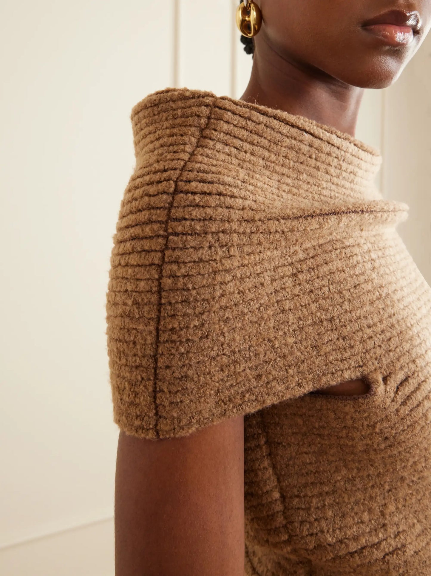 Knitted Jersey Midi Dress
