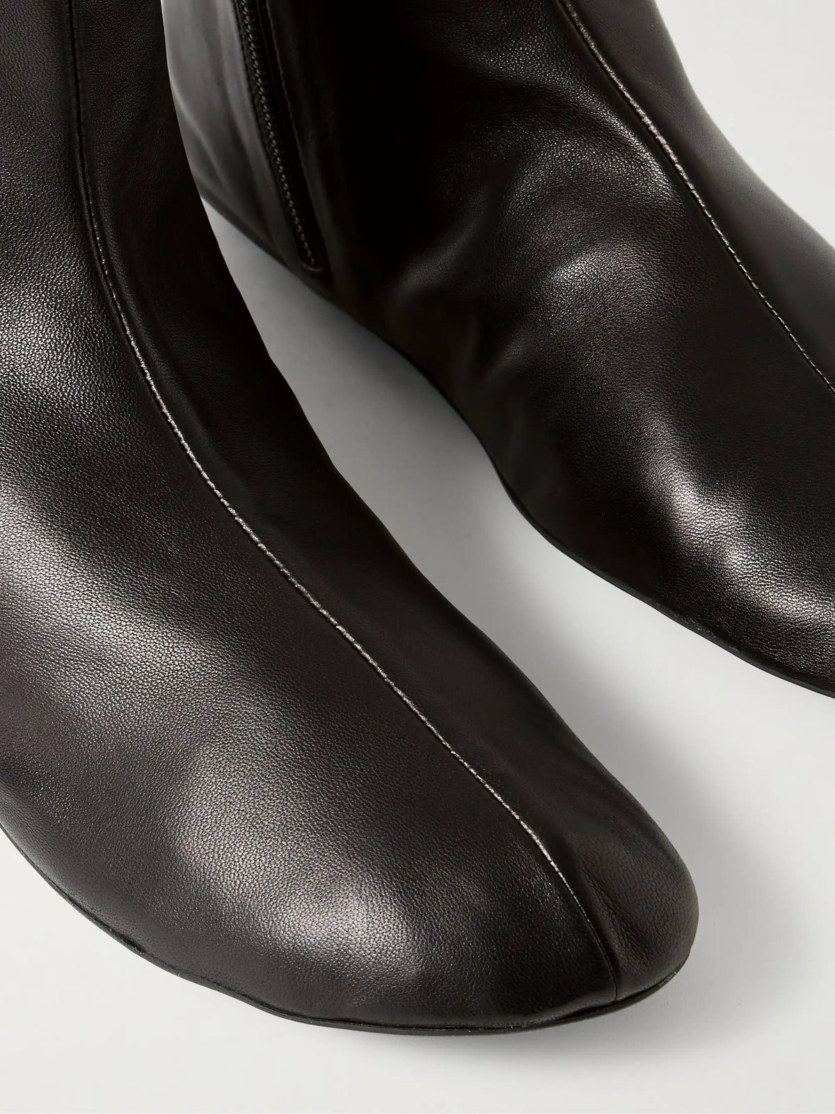 Stella Leather And Shearling Ankle Boots
