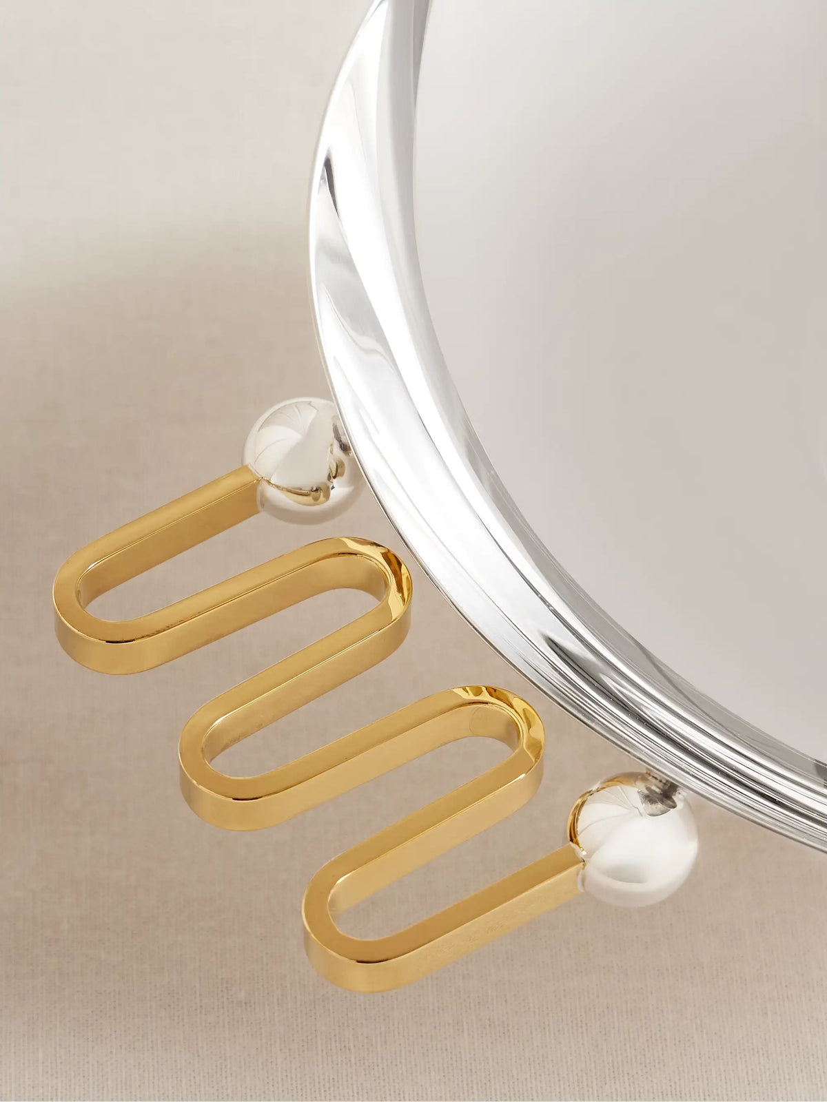 Silver-plated And Gold-tone Bowl