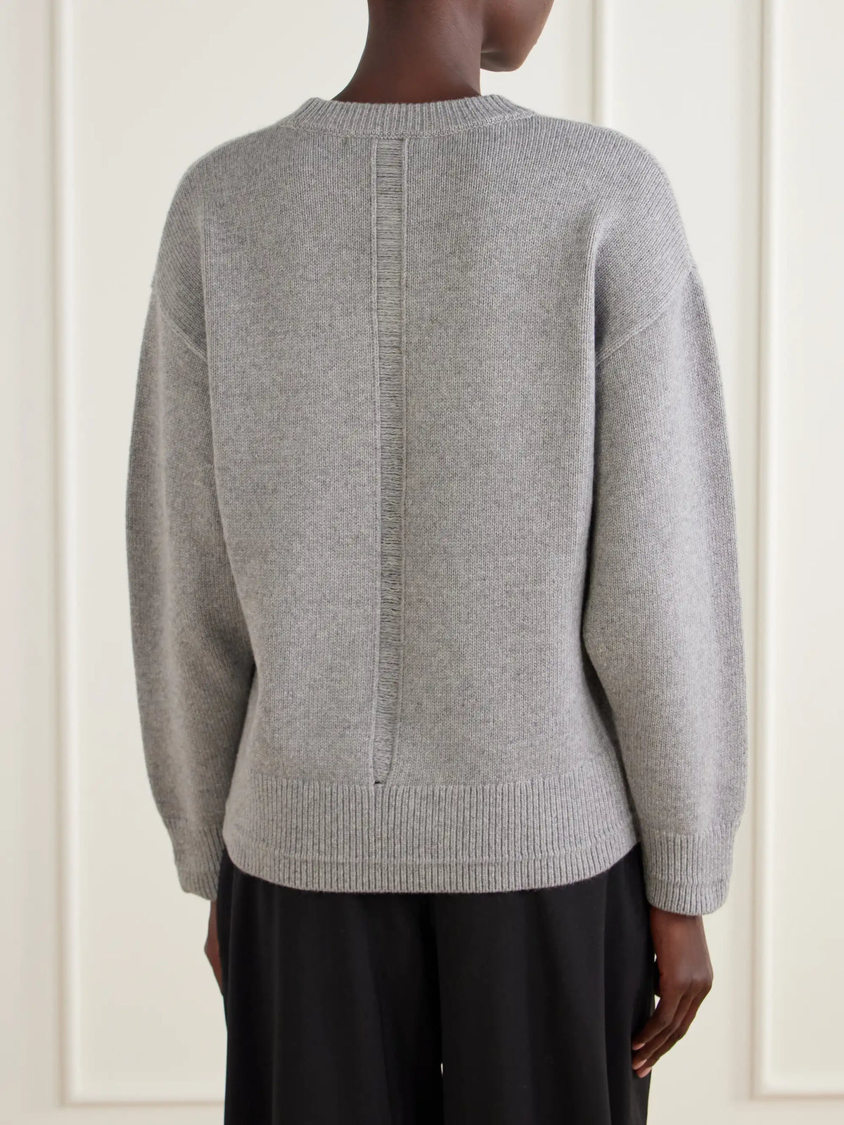 Maria McManus Ladder Stitch Cashmere And Cotton-blend Sweater
