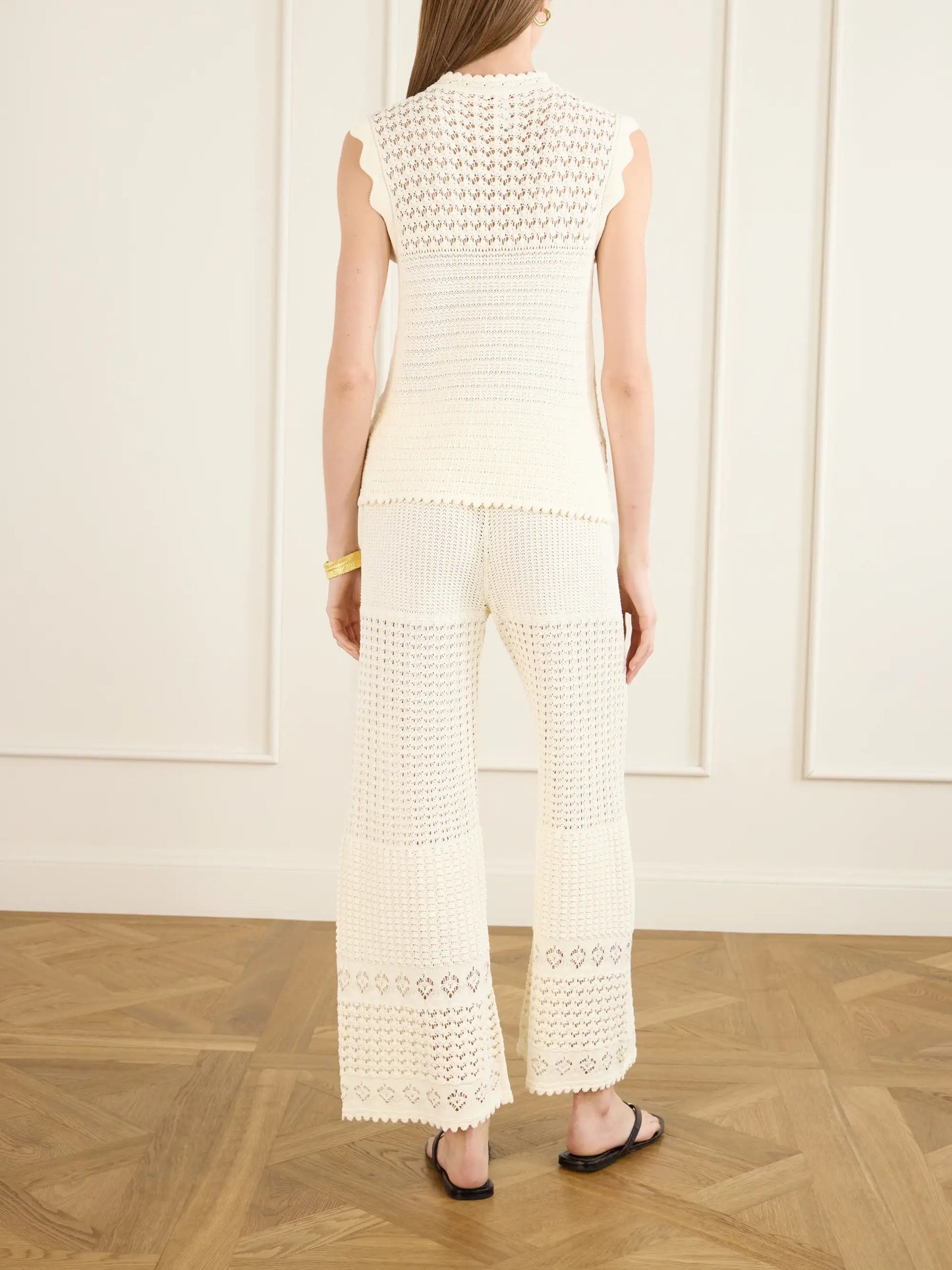 Aurora Crochet-knit Top