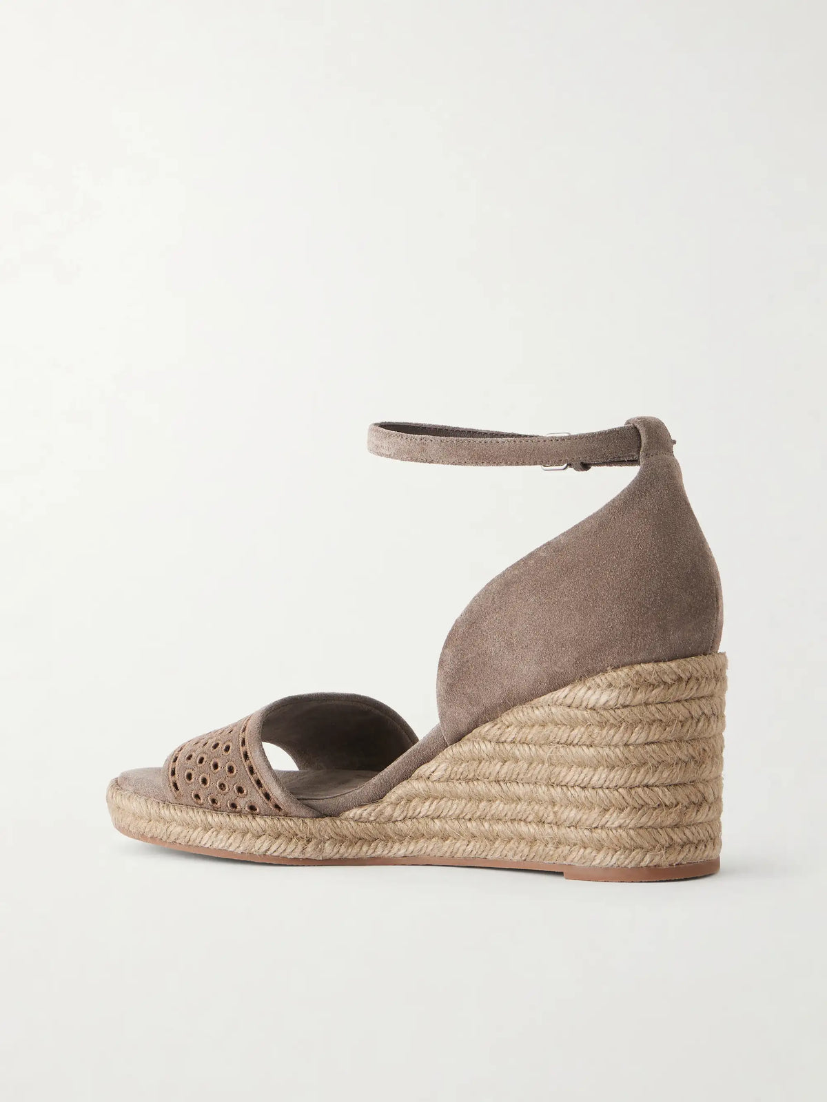 Wedge Suede Espadrille Platform Sandals