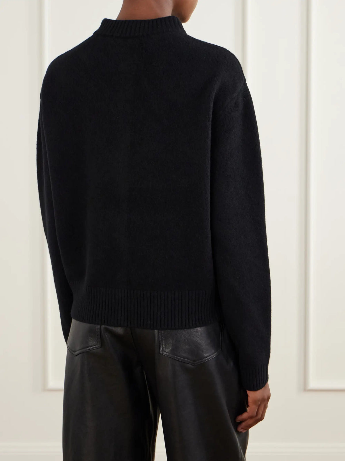 RÓHE Calf Hair-trimmed Wool-blend Cardigan