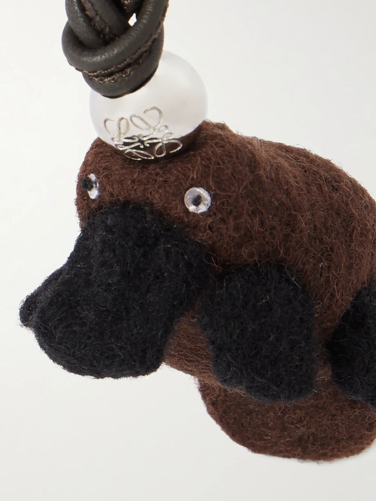 Platypus Wool-felt And Leather Bag Charm