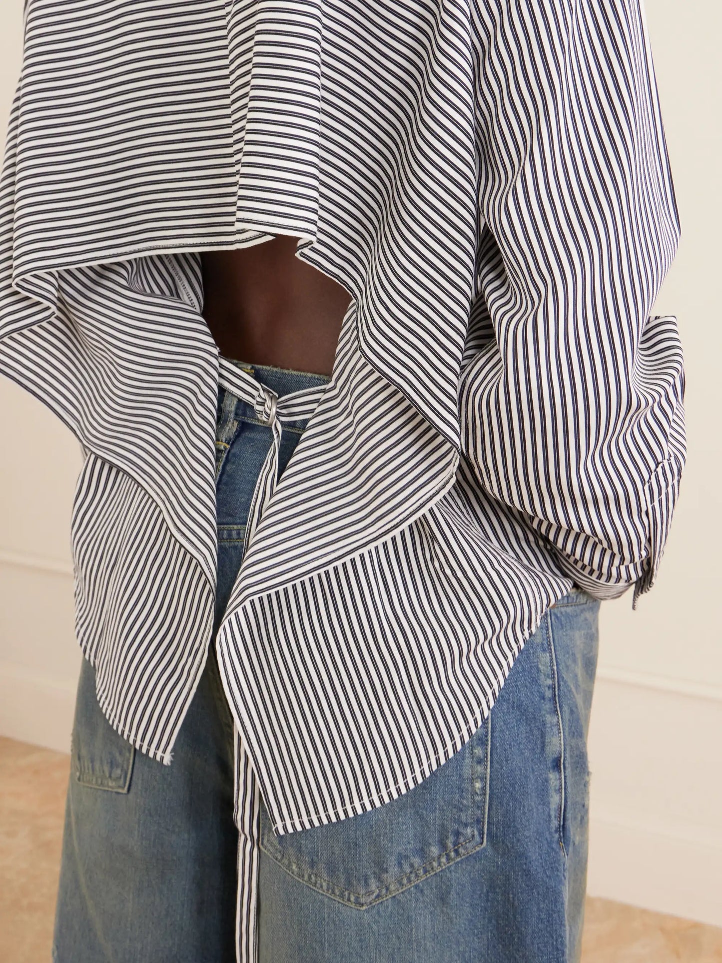 Theo Striped Poplin Shirt