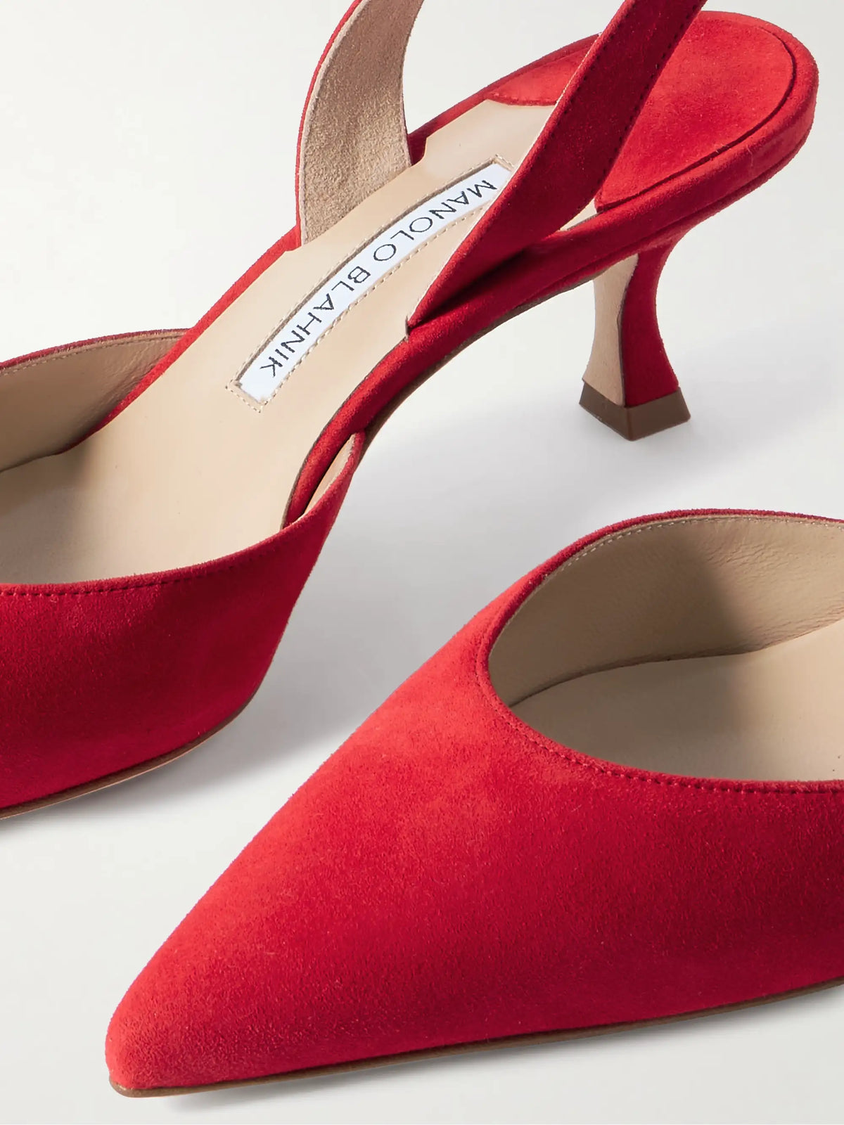 Carolyne 50 Suede Slingback Pumps