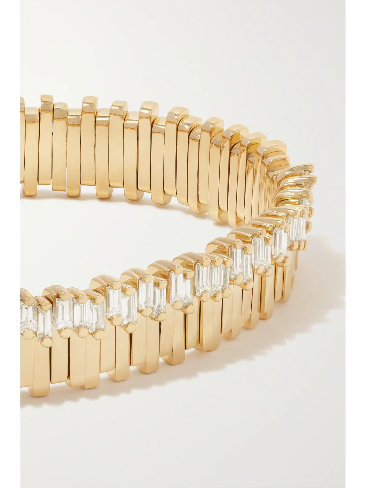 Suzanne Kalan 18-karat Gold Diamond Bracelet