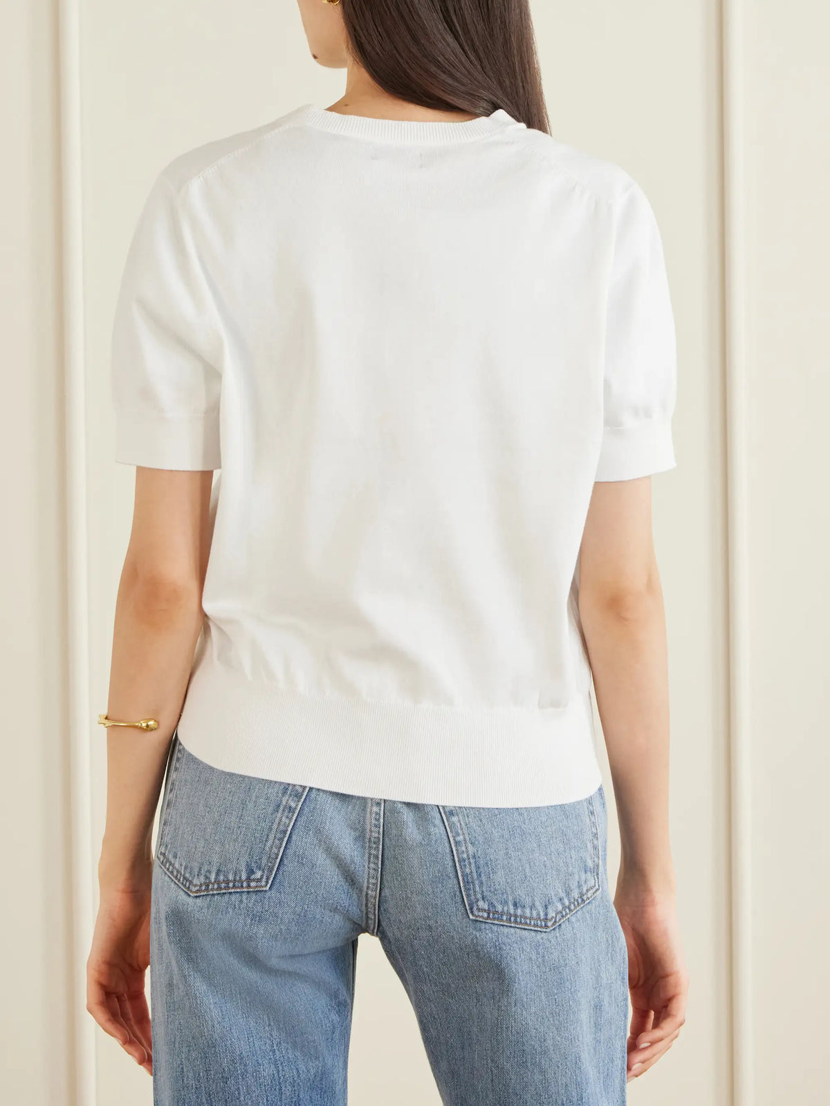 Logo-embroidered Cotton-blend Cardigan