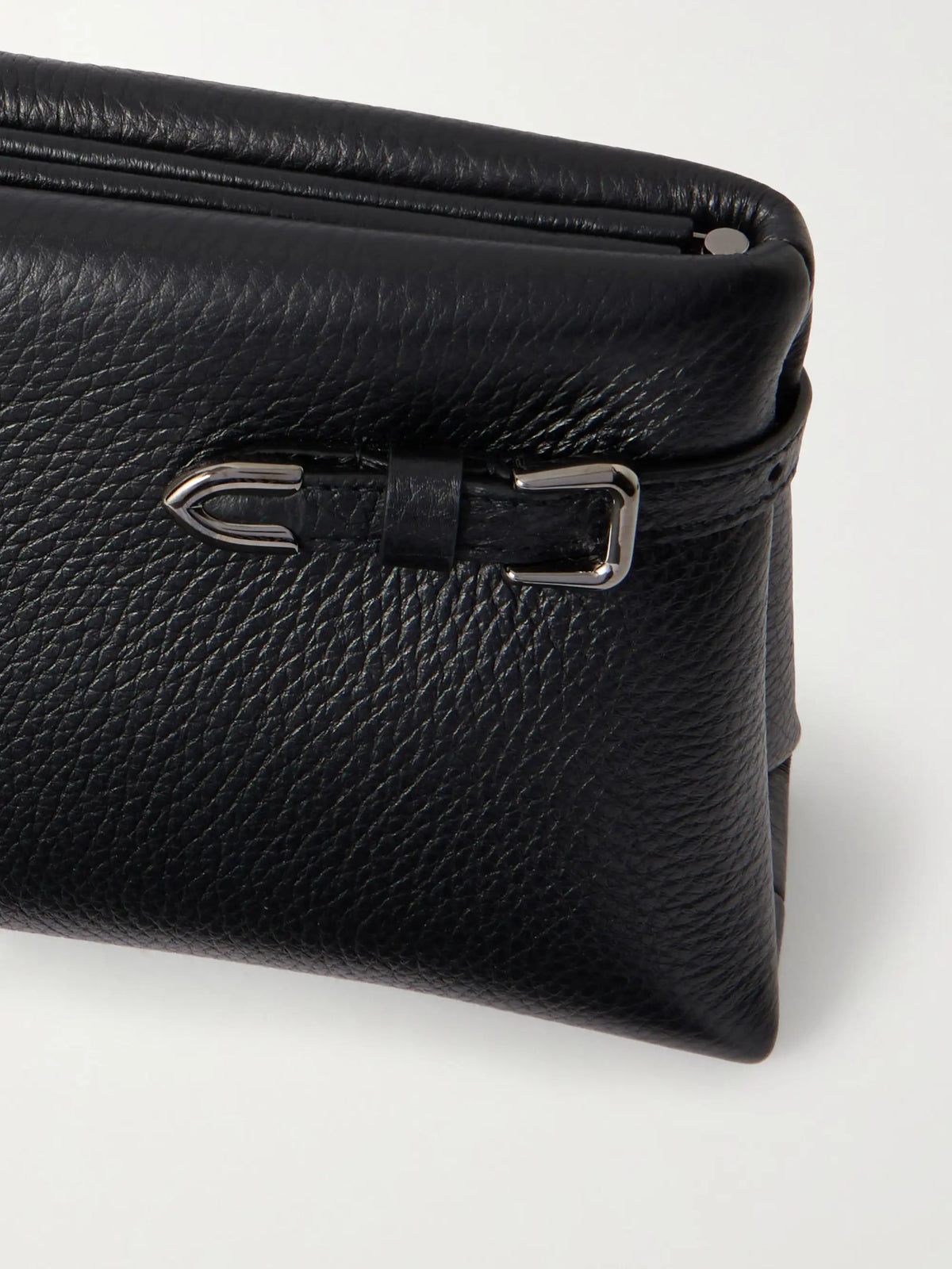 Textured-leather Clutch