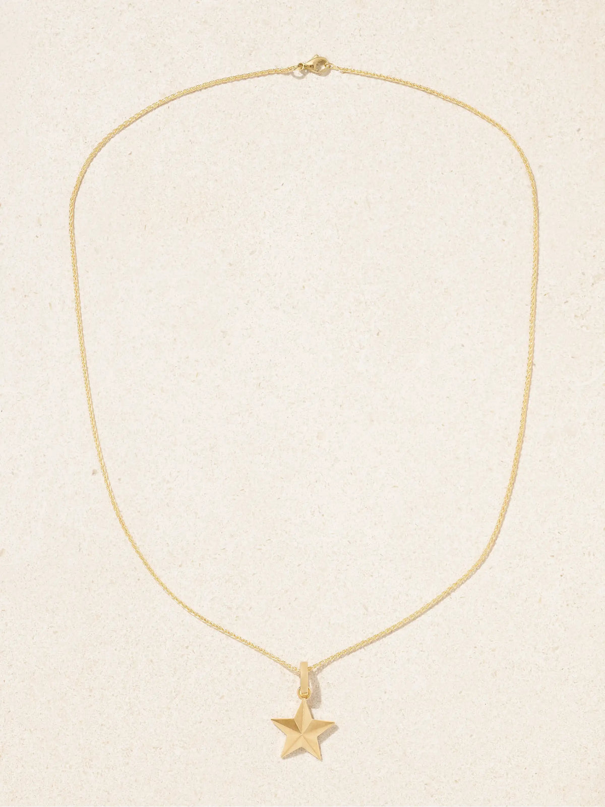 Star 18-karat Gold Necklace