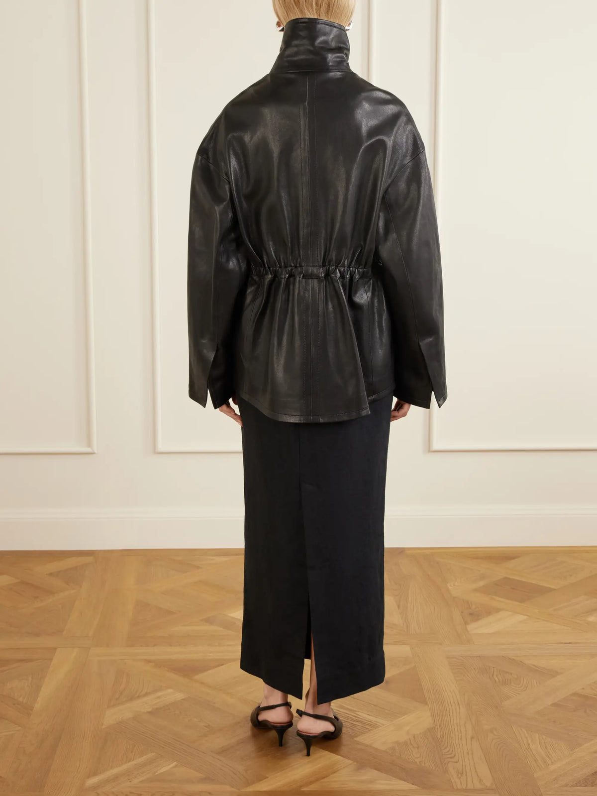 Nour Hammour Passage Leather Jacket