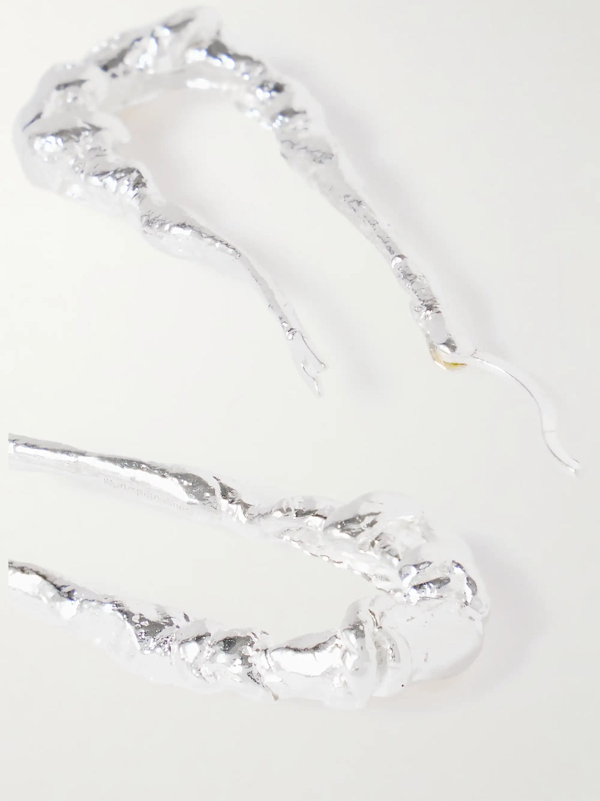 Silver-plated Hoop Earrings