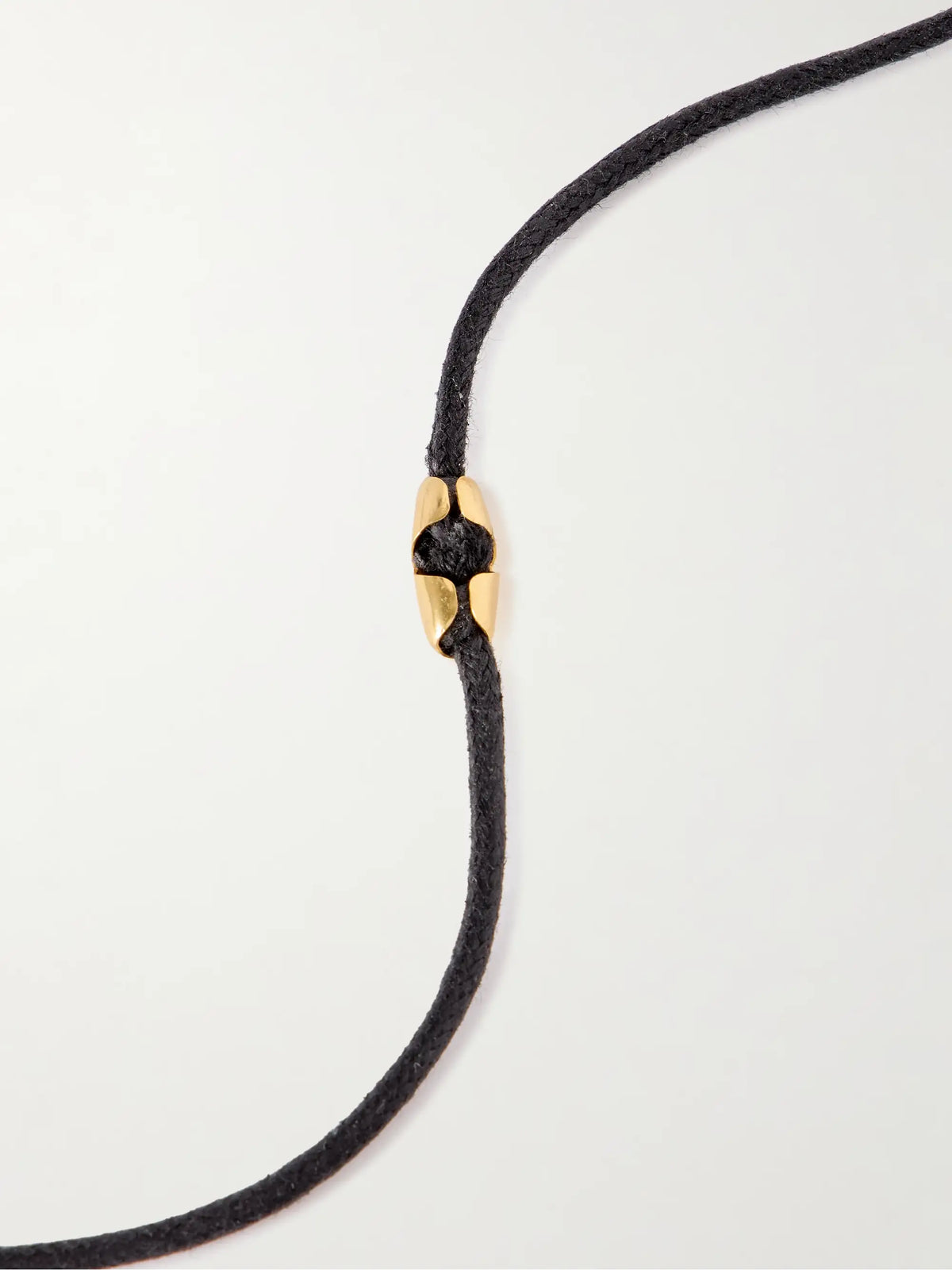 The Birth Of Venus Gold-plated And Cord Necklace