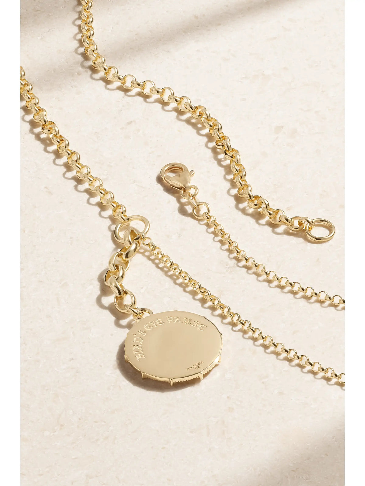 Pause Medium Mixed Belcher Extension 18-karat Gold Diamond Necklace