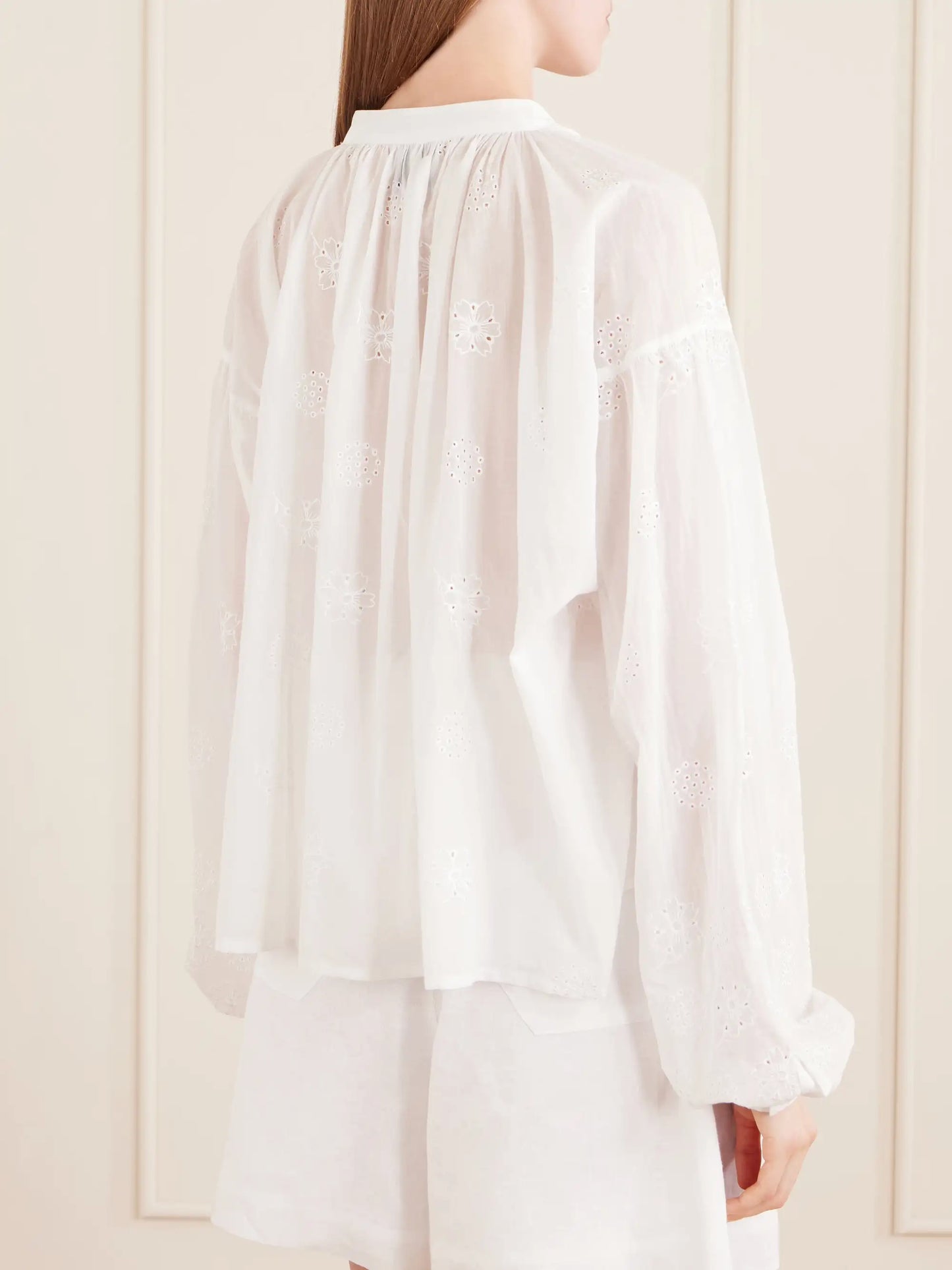 Guise Embroidered Cotton Blouse
