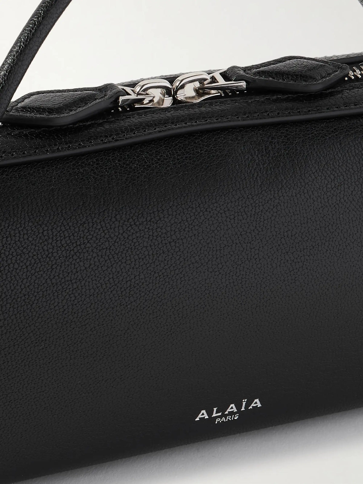Le Teckel Textured-leather Tote