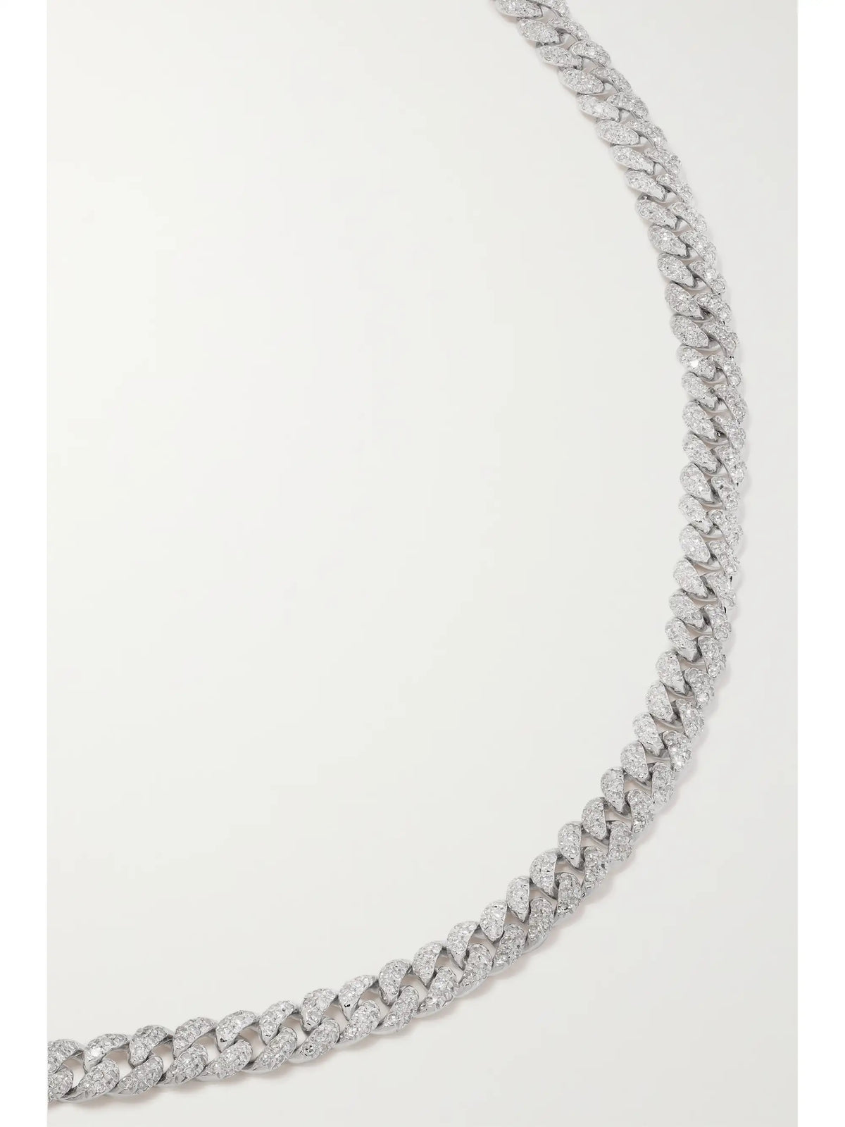 Mini 18-karat White Gold Diamond Choker
