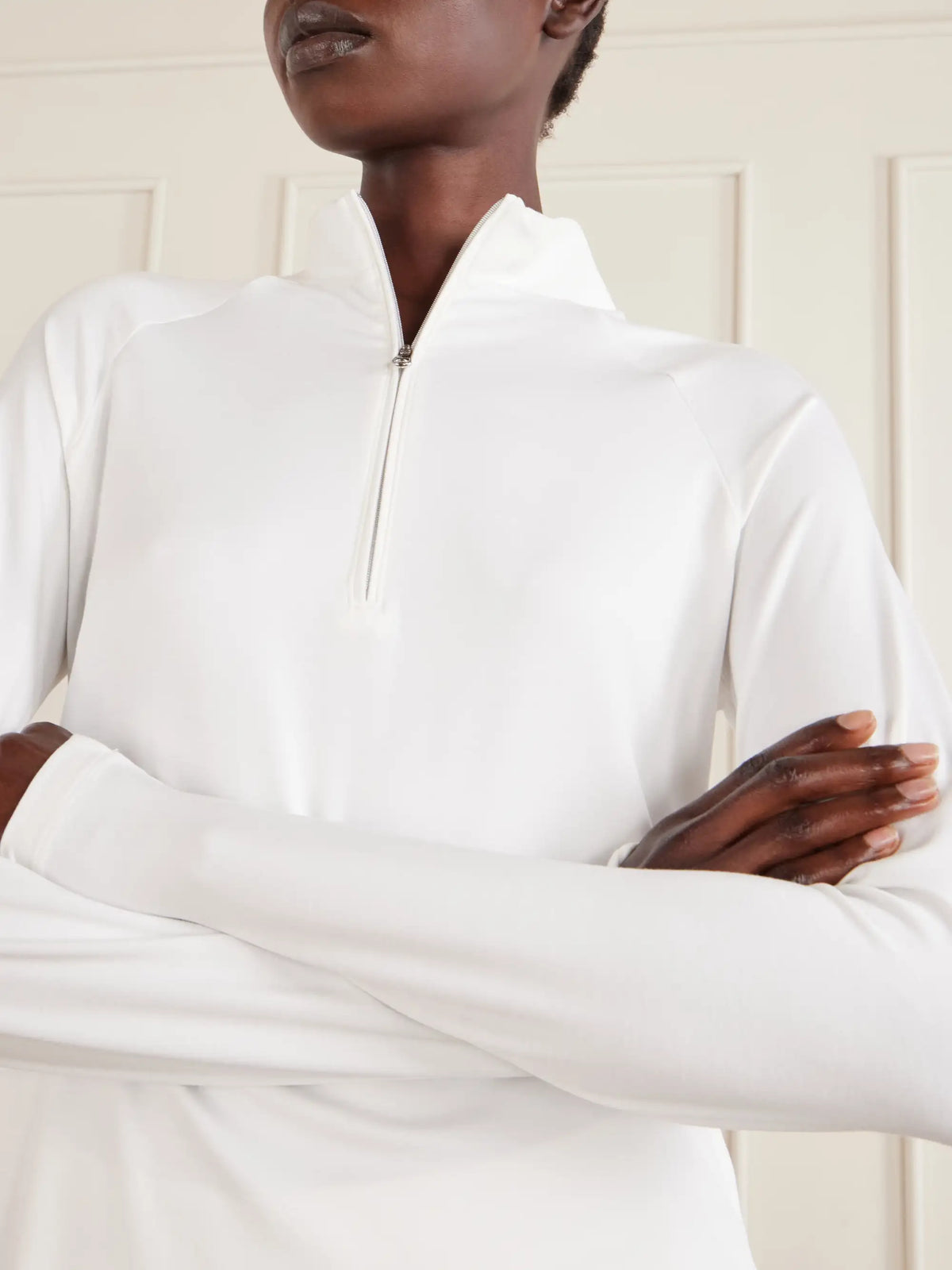 Amren Stretch Jersey Half-zip Top