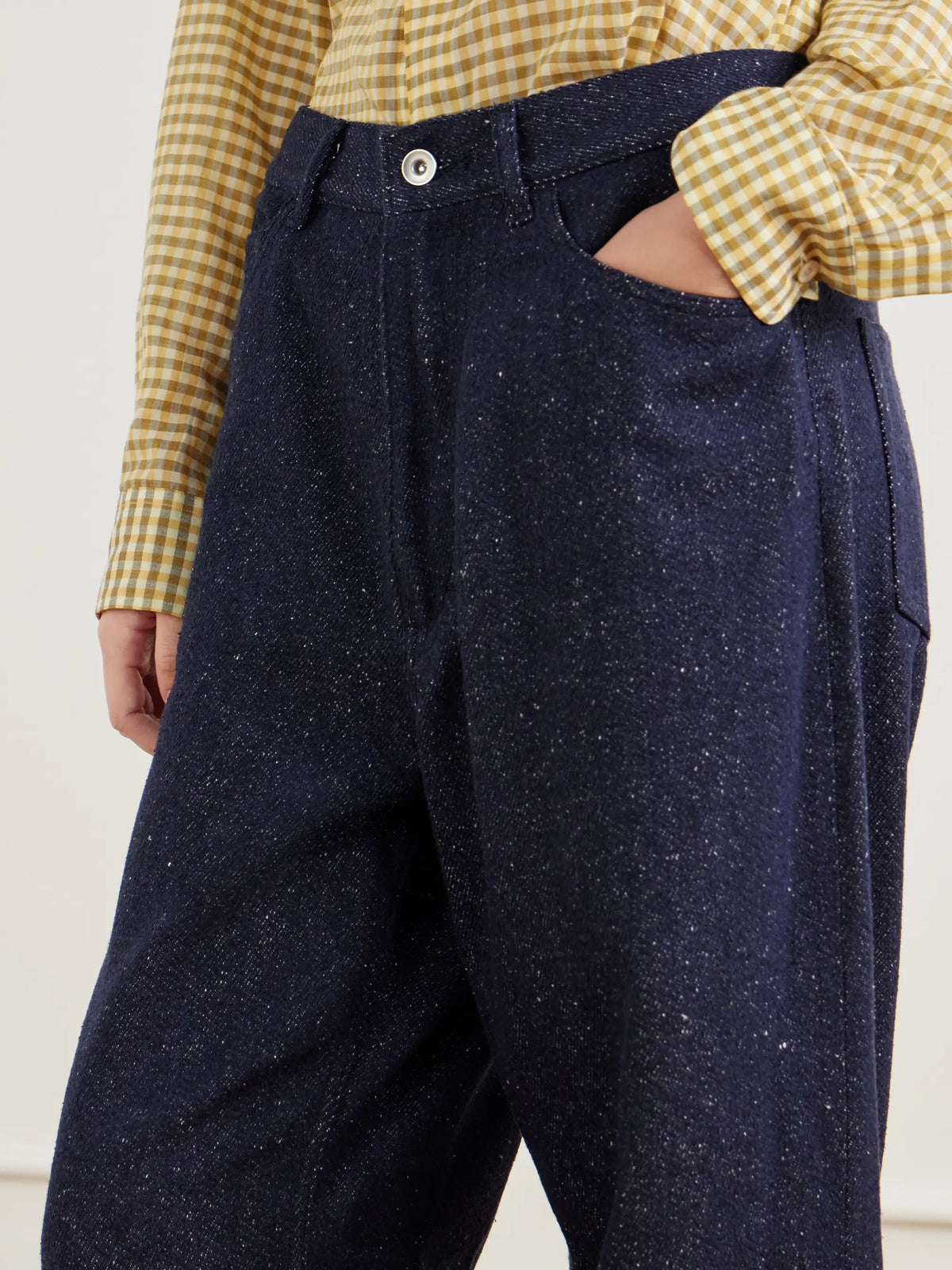 Auralee Silk Mid-rise Wide-leg Pants
