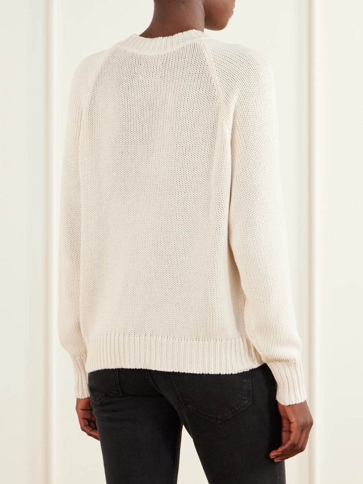 Jamie Haller The New Crew Cotton And Cashmere-blend Sweater