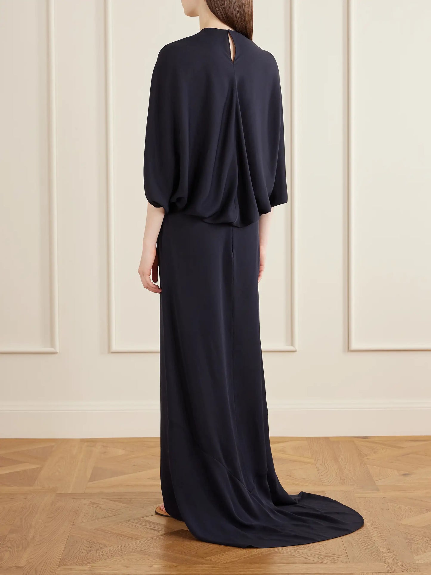 Koralie Silk-chiffon Gown