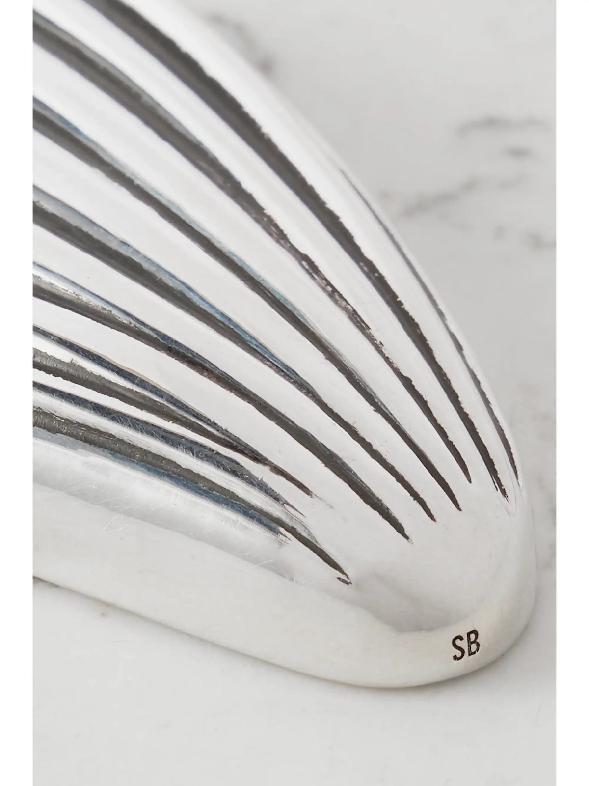 + Net Sustain Coquille Silver Hand Mirror