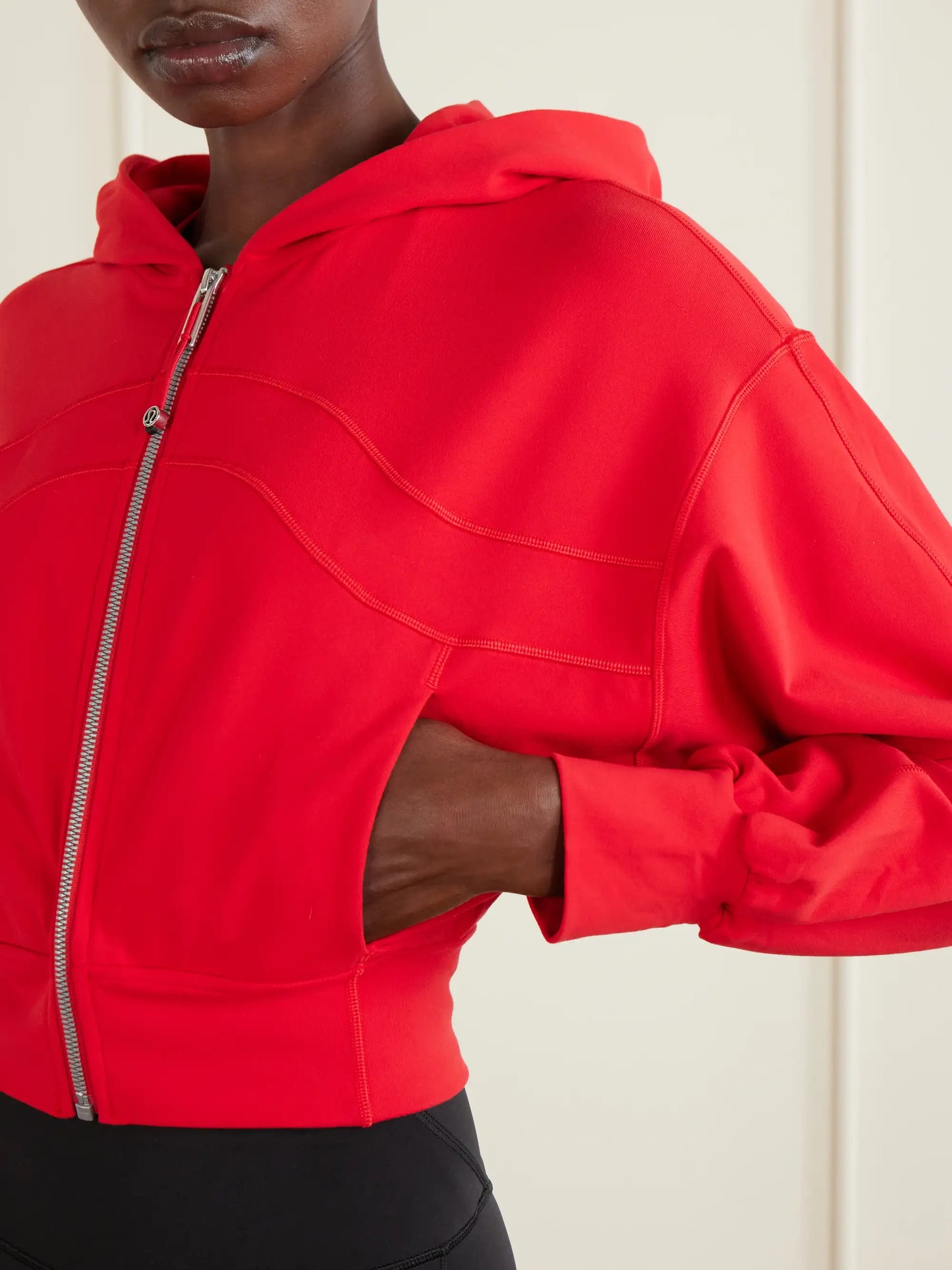 Define Cropped Nulu Hooded Jacket
