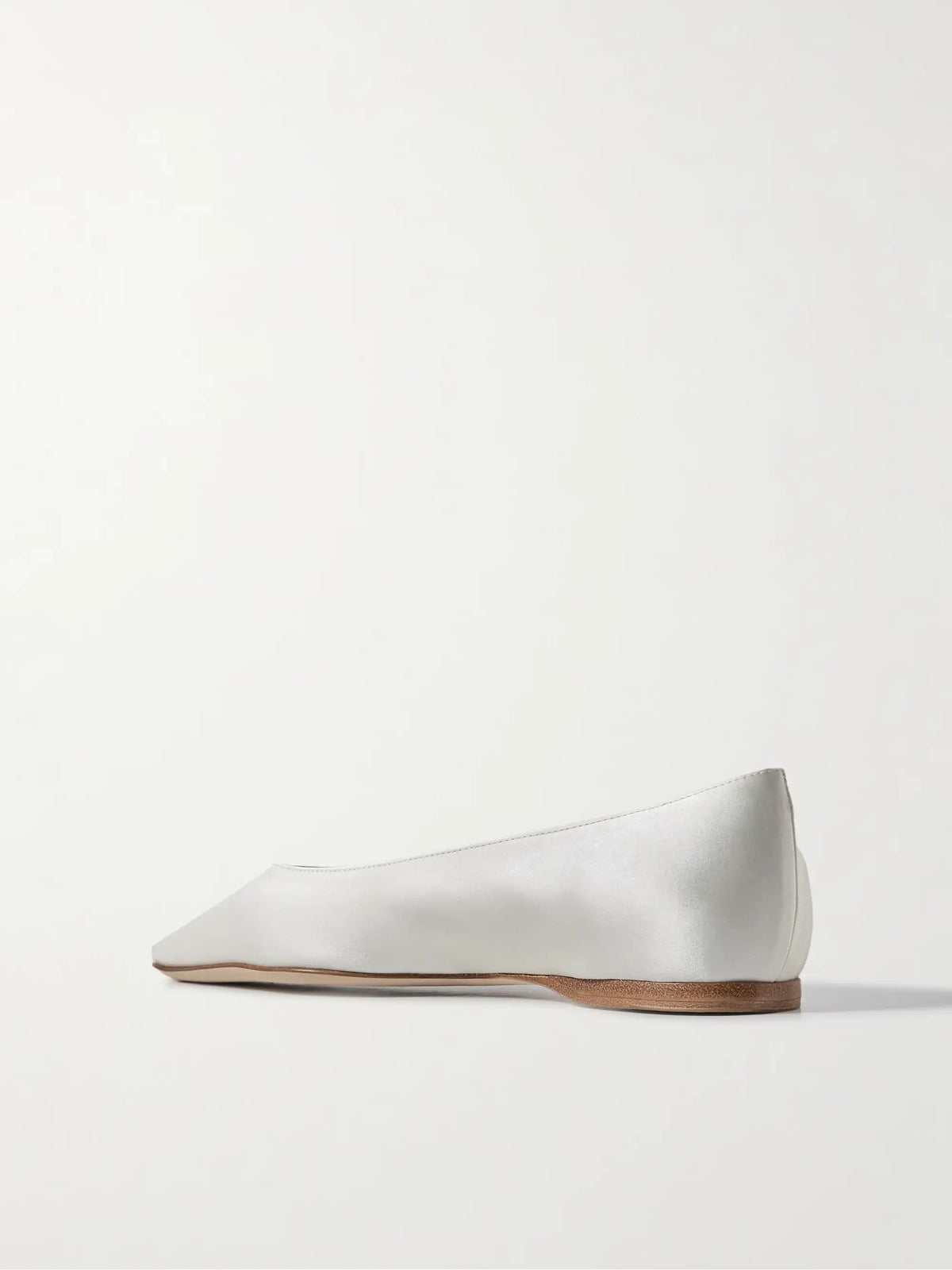 Riley Satin Point-toe Ballet Flats