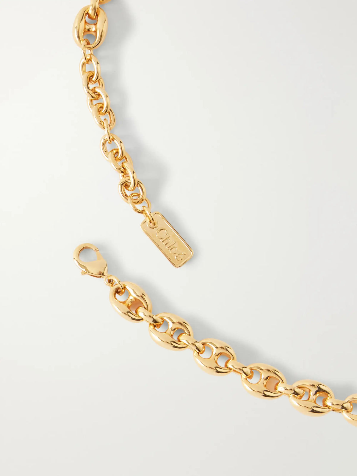 Gold-tone Lacquer Necklace