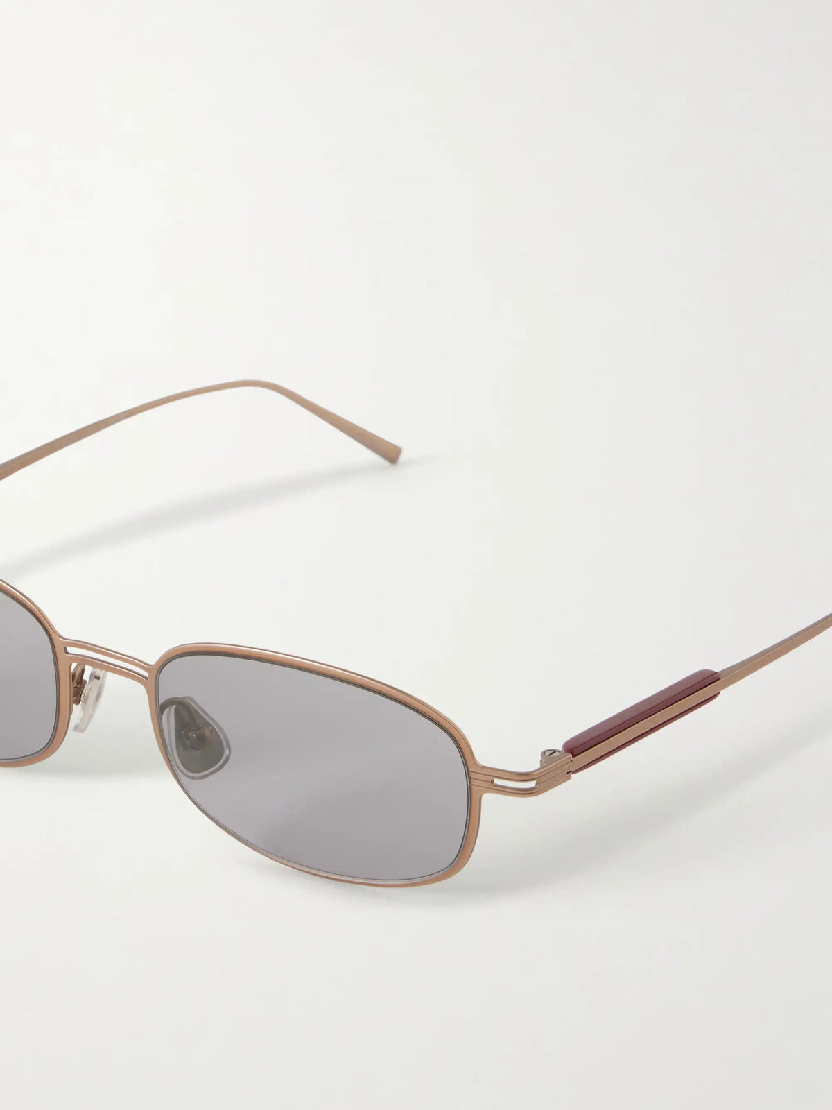 Square-frame Titanium Sunglasses