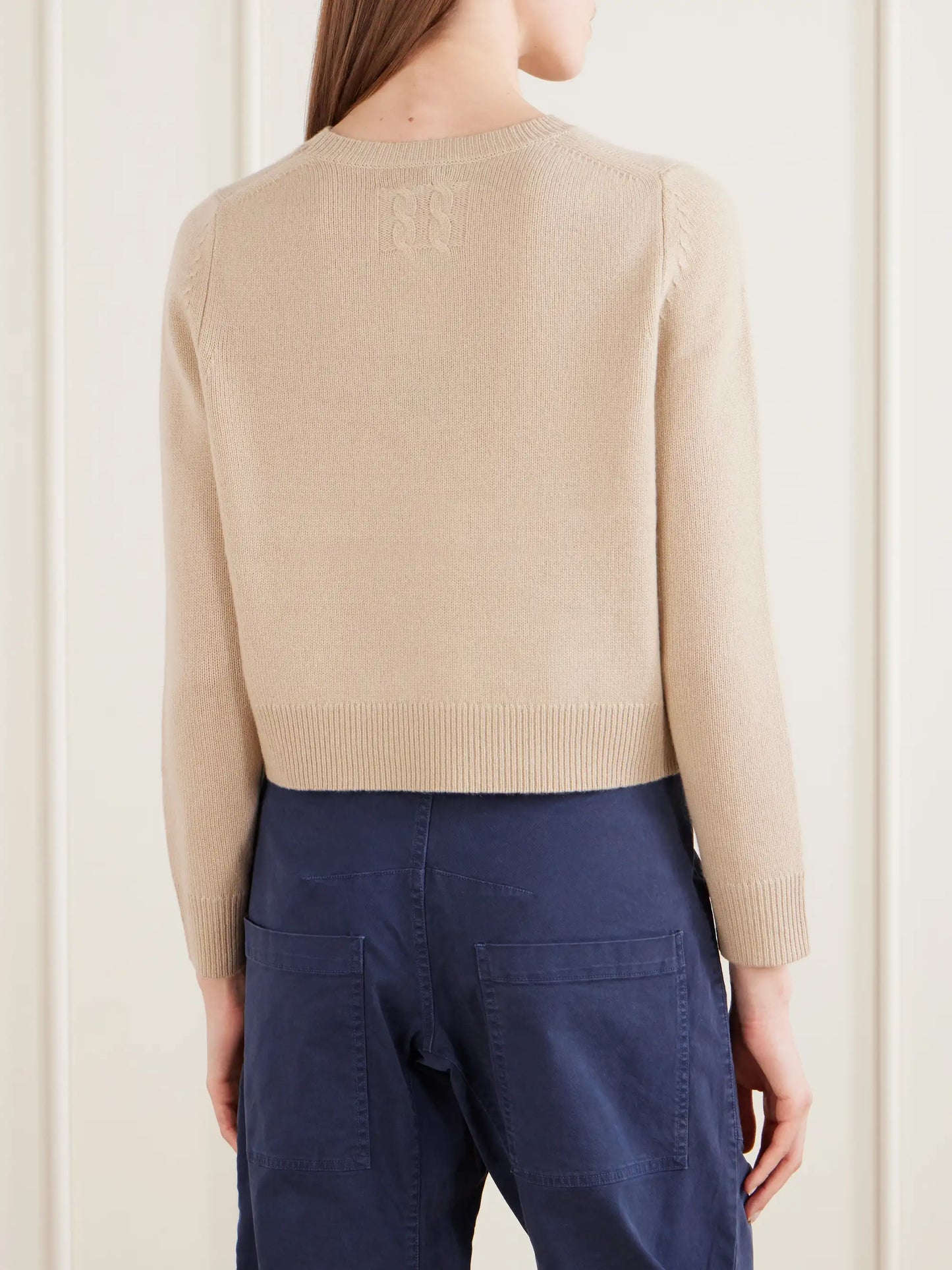 Venus Cropped Cashmere Sweater