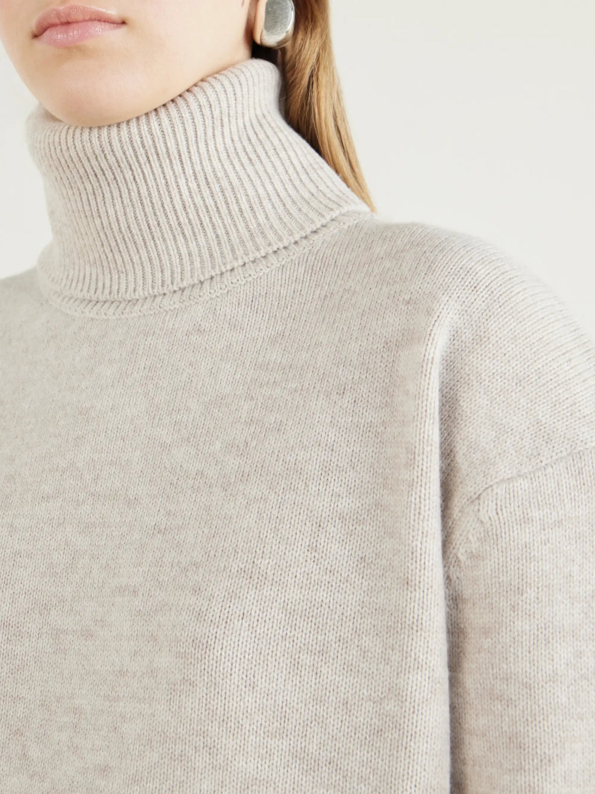 The Frankie Shop Gala Merino Wool And Cashmere-blend Turtleneck Sweater