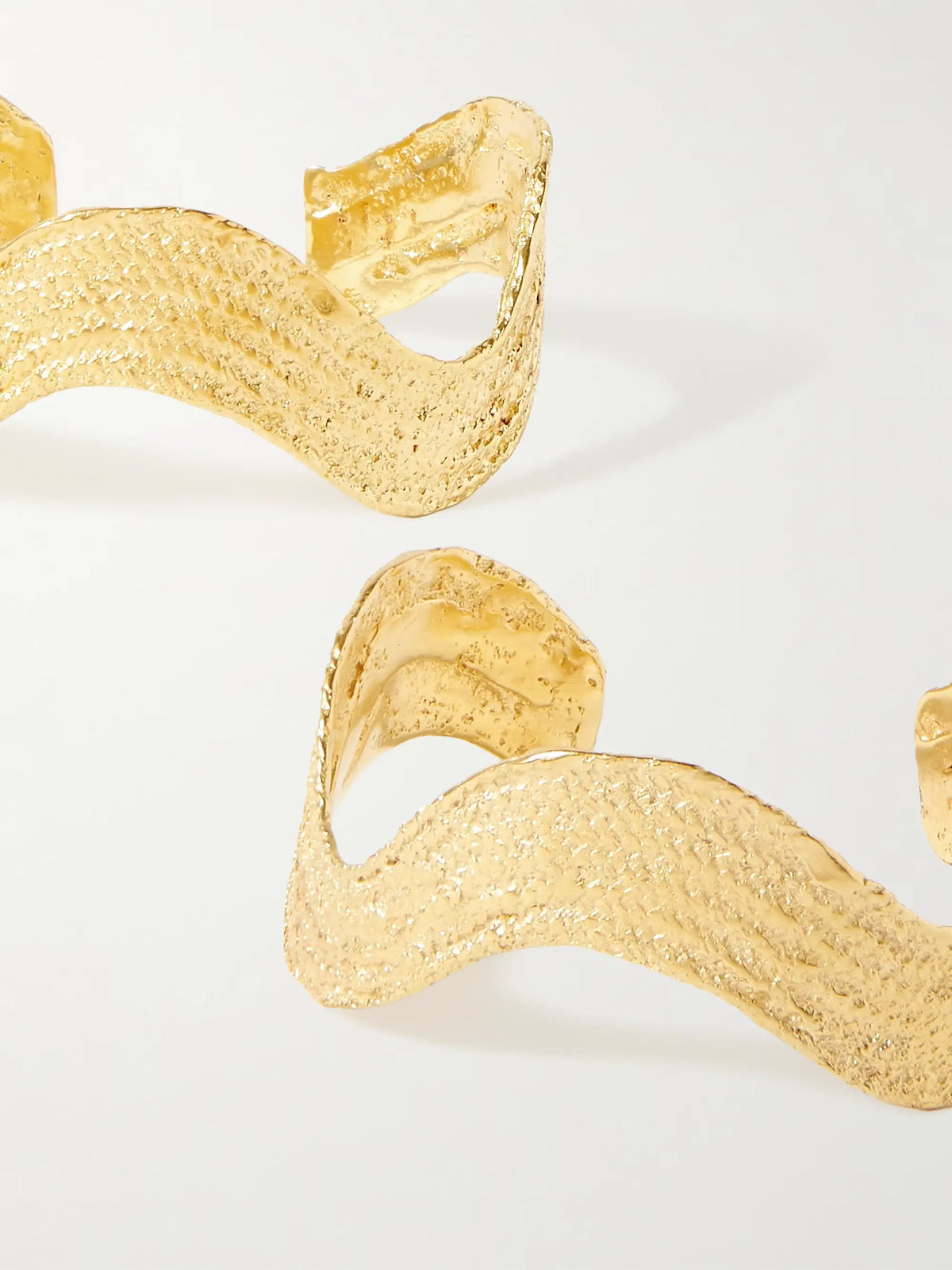 Dionysus Set Of Two Gold-plated Cuffs