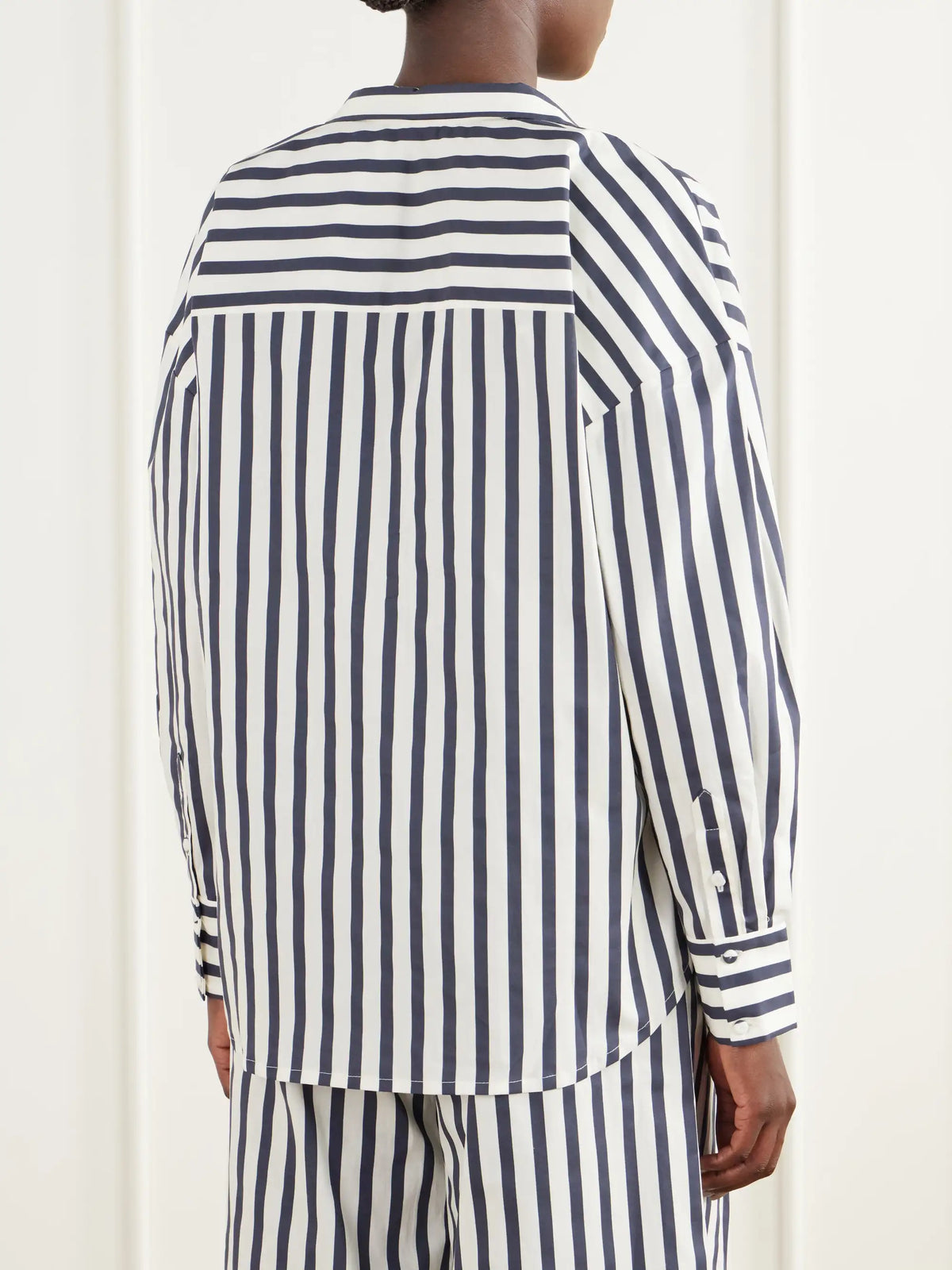 Andres Otalora Un Tej Striped Cotton-poplin Shirt