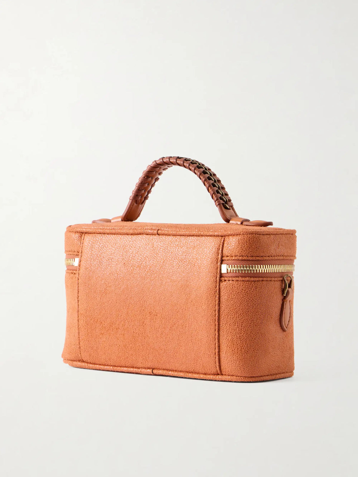 Falabella Vanity Metallic Vegetarian Leather Shoulder Bag