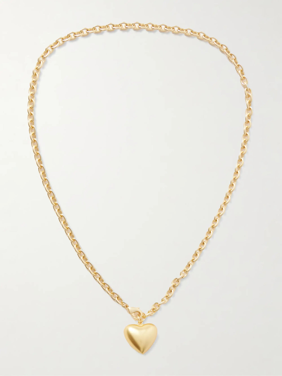 The Mini Puffy Heart Gold-tone Necklace