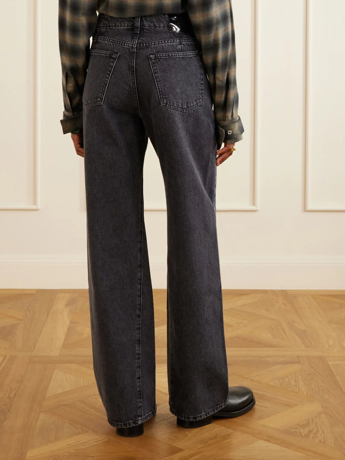 Our Legacy Treble Cut High-rise Wide-leg Jeans