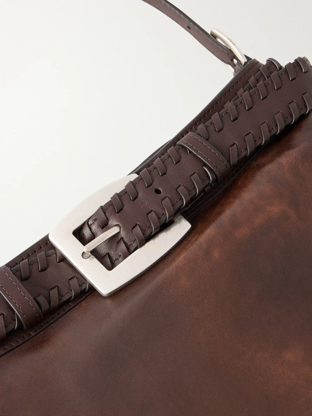 Brooklyn Belted Leather Shoulder Bag