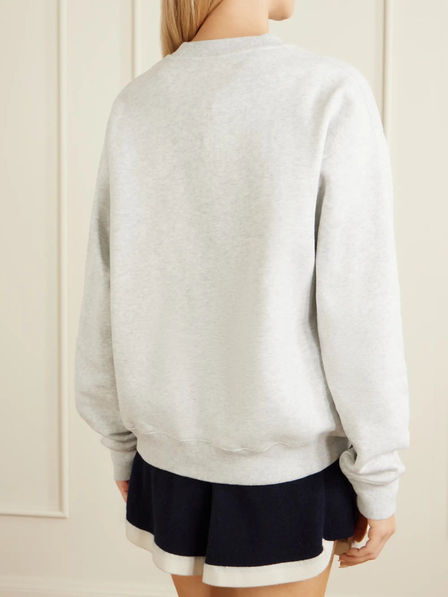 Beverly Script Printed Cotton Sweatshirt