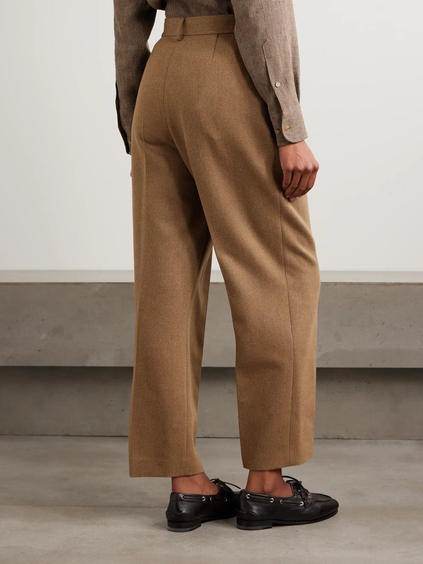 Rodger Pleated Rain System Wool-twill Tapered Pants