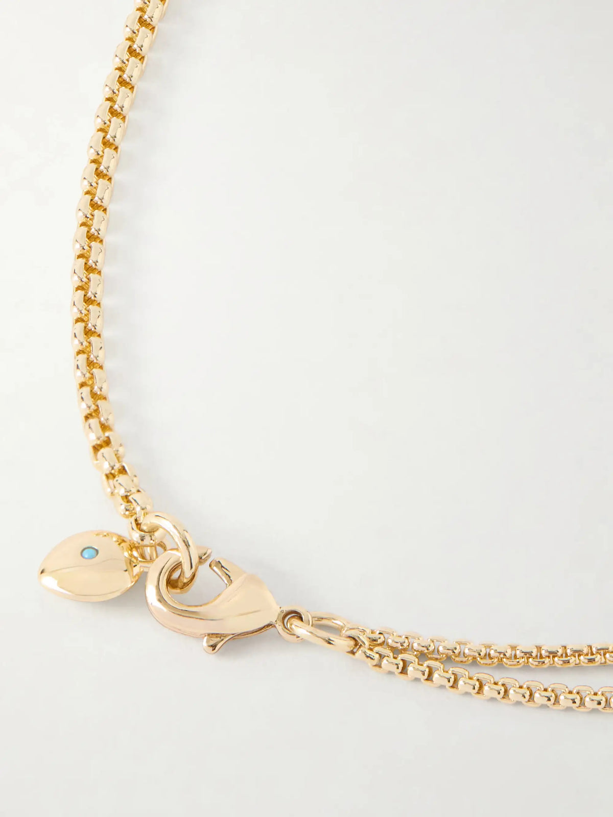 The Single Drop Gold-tone And Cubic Zirconia Necklace