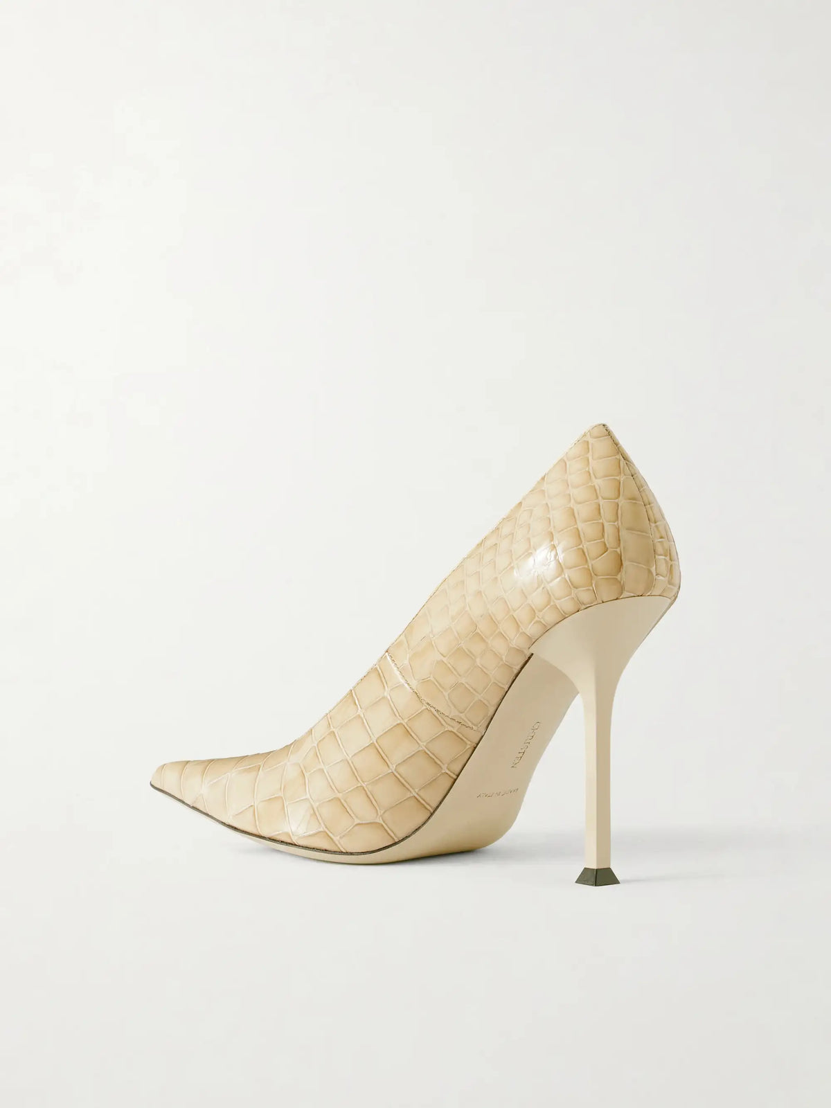 Helix 95 Croc-effect Leather Pumps
