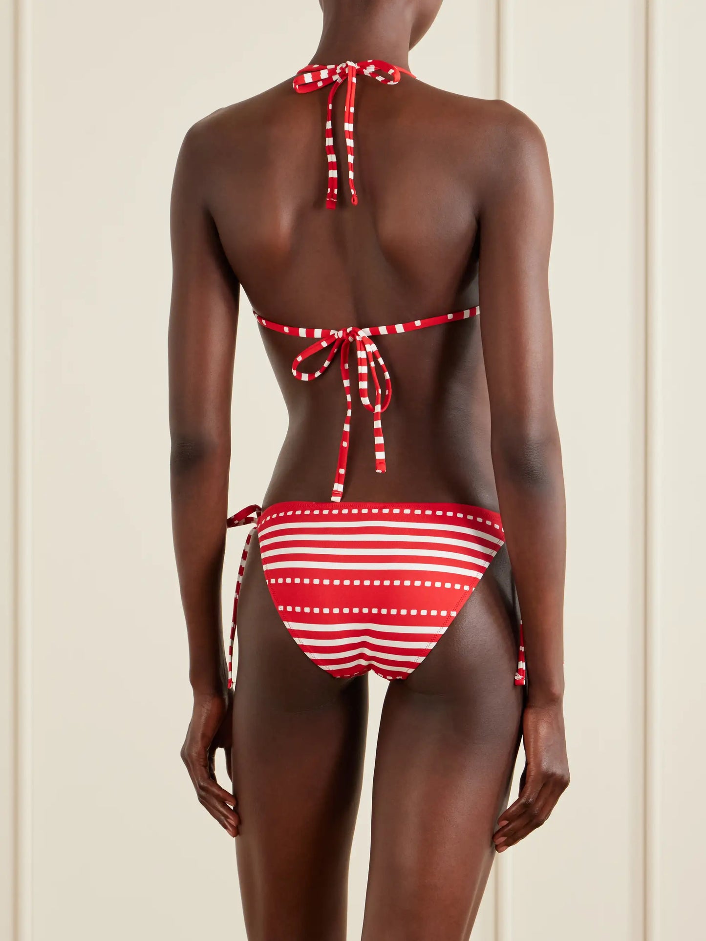 Malia Striped Triangle Bikini