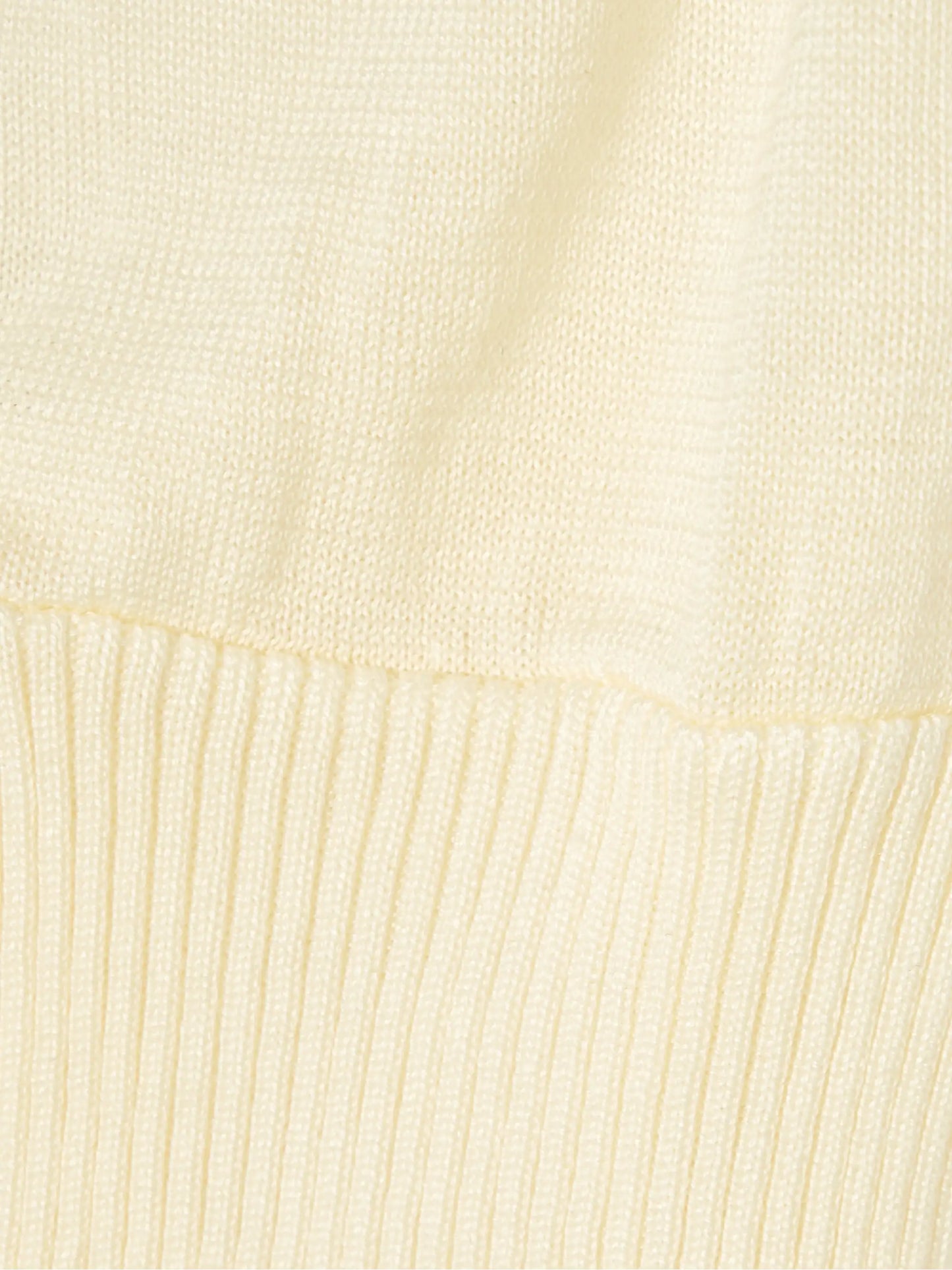 Cross Panel Cropped Ribbed Linen Top