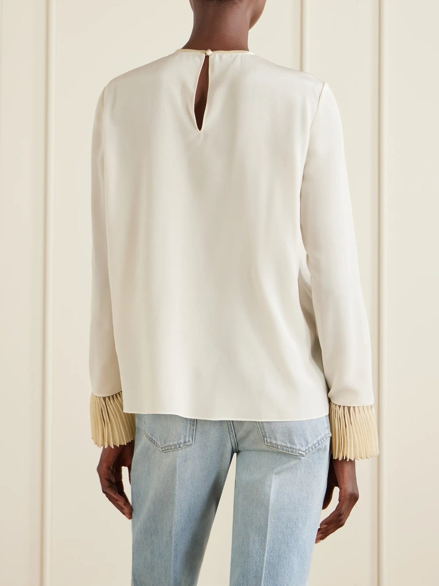 Silk Crepe De Chine Blouse